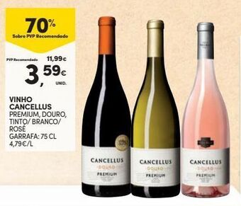 Continente Bom dia Vinhos cancellus promoção