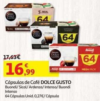 Auchan Cápsulas dolce gusto promoção