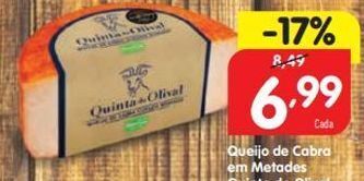 Minipreço Queijo de cabra quinta do olival promoção