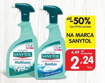 Minipreço Limpadores sanytol promoção