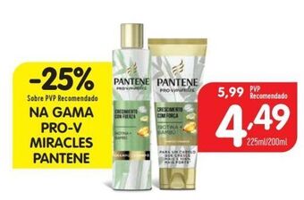 Minipreço Produtos para o cabelo pantene promoção