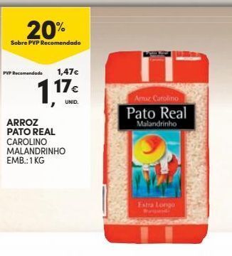 Continente Bom dia Arroz pato real promoção