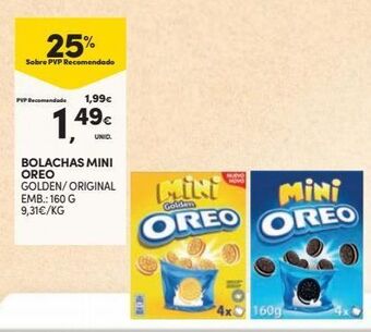 Continente Bom dia Bolacha recheada oreo promoção