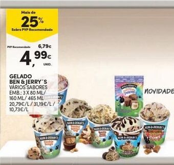 Continente Bom dia Gelados ben&jerry´s promoção