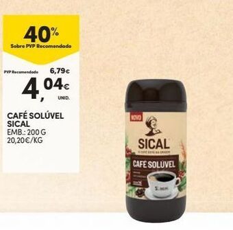 Continente Bom dia Café solúvel sical promoção