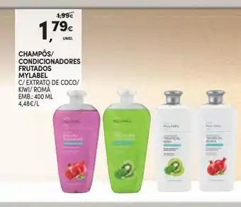 Continente Bom dia Shampoo mylabel promoção