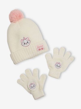 Conjunto marie dos aristogatos da disney®, gorro + luvas,...