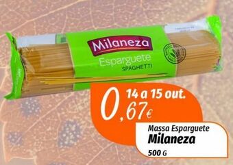 Miranda Supermercados Esparguete milaneza promoção