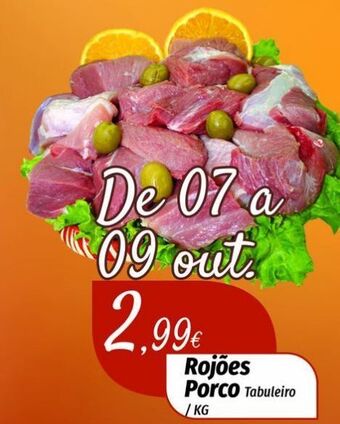 Miranda Supermercados Carne suína promoção
