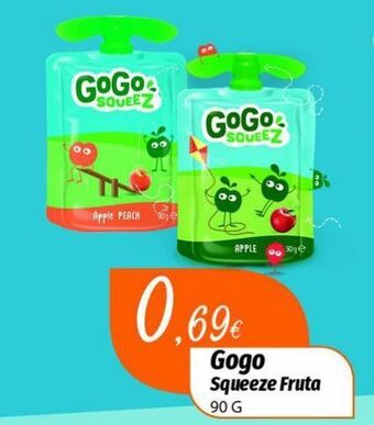 Polpa de frutas gogo squeez