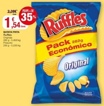 Intermarché Batata Frita Ruffles promoção