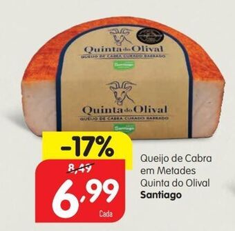 Minipreço Queijo de cabra santiago promoção