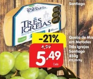 Minipreço Queijos três igrejas promoção