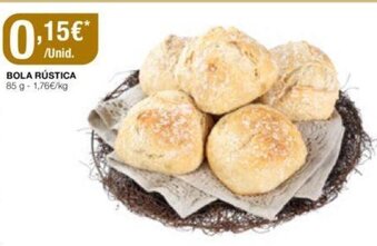 Intermarché Bola Rústica 85g promoção