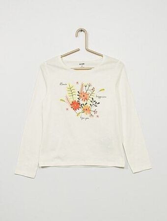 Kiabi T-shirt estampada - manga curta promoção