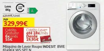 Auchan Maq.lavar roupa indesit bwe 81496x ws spt n promoção