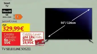Auchan Tv selecline 50s211 promoção