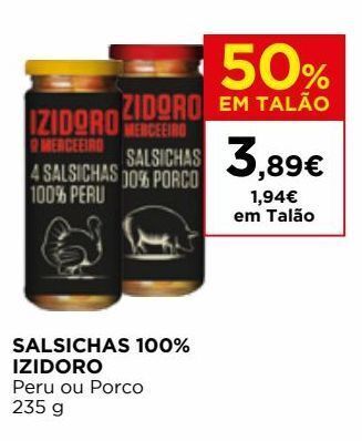 El Corte Inglés Salsicha izidoro promoção