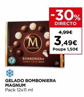 El Corte Inglés Gelados magnum promoção