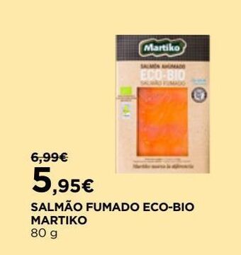 El Corte Inglés Salmão fumado martiko promoção