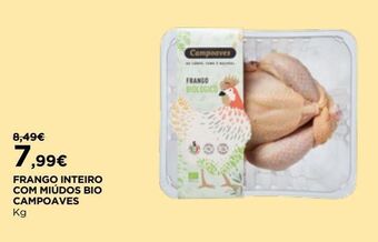 El Corte Inglés Frango inteiro promoção