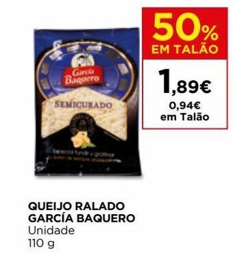 El Corte Inglés Queijo ralado garcía baquero promoção