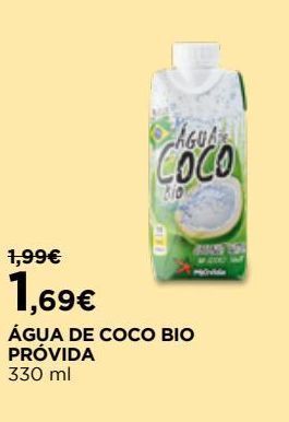 El Corte Inglés Água de coco promoção
