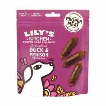 Snack cão lily`s pato & veado 70g
