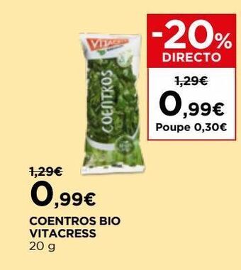 El Corte Inglés Saladas prontas vitacress promoção