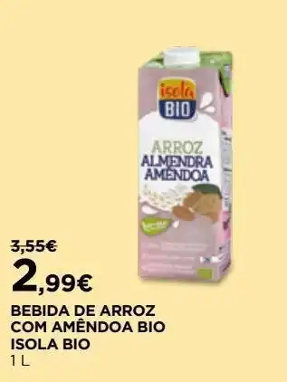 Bebida de arroz isola bio