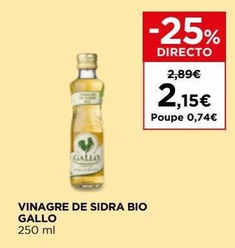 El Corte Inglés Vinagre gallo promoção