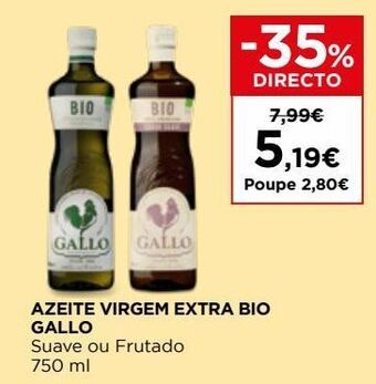 El Corte Inglés Azeite extravirgem gallo promoção
