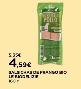 El Corte Inglés Salsicha de frango promoção