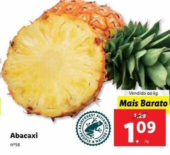 Lidl Abacaxi promoção