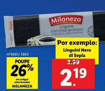 Lidl Macarrão milaneza promoção