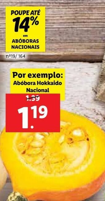 Lidl Abóbora promoção