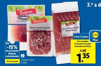 Lidl Presuntos e apresuntados dulano promoção