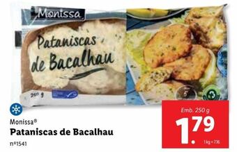 Lidl Salgados e marinados monissa promoção