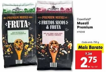 Lidl Muesli promoção