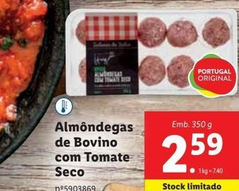 Lidl Almôndegas promoção