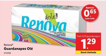 Lidl Guardanapos renova promoção