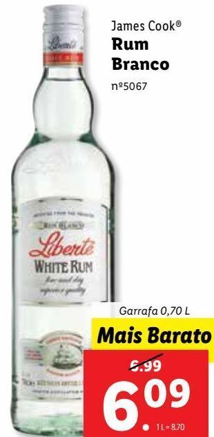 Lidl Rum promoção