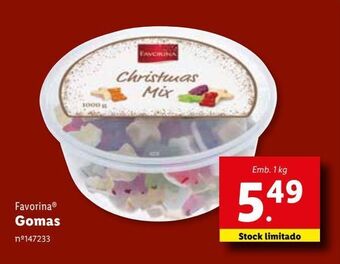 Lidl Gomas favorina promoção