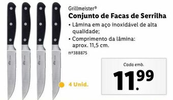 Lidl Facas promoção