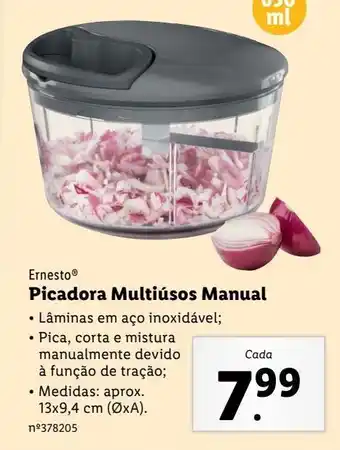 Lidl Picadora ernesto promoção