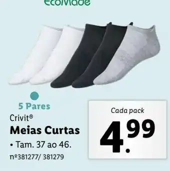 Lidl Meias crivit promoção