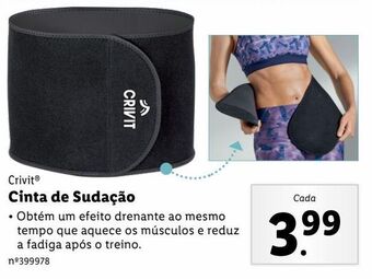 Lidl Fitness crivit promoção