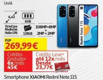 Auchan Smartphone xiaomi promoção