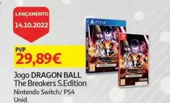 Jogo dragon ball switch