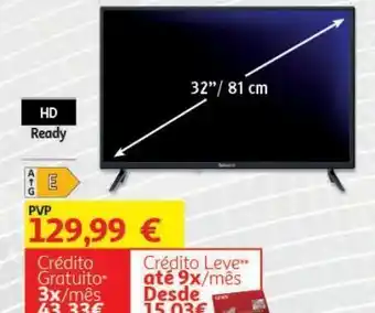 Auchan Tv selecline 32s221b promoção